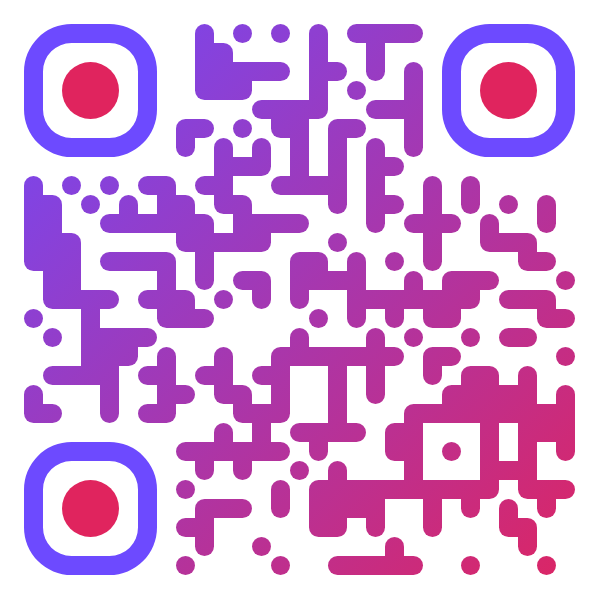 Sample branded QR code style 1