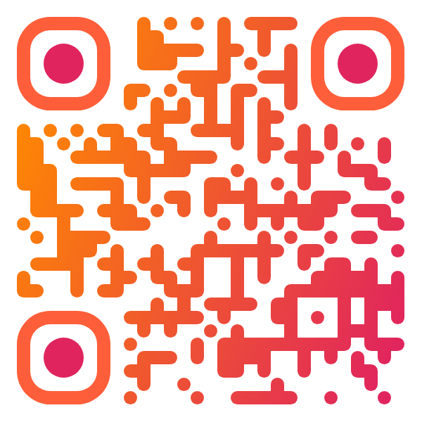 Sample branded QR code style 3