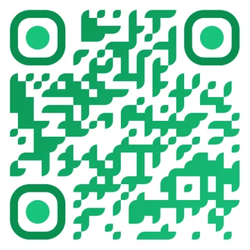 Static QR code for posters and flyers with a free PNG download
